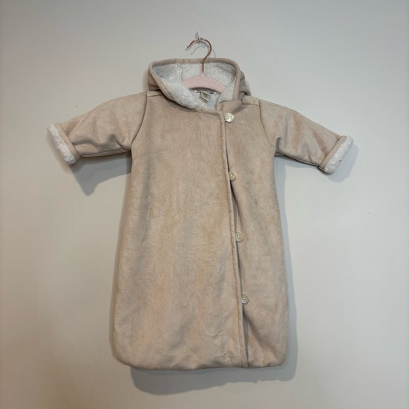 Pottery Barn Kids Other - Pottery Barn Kids Tan Hooded bunting bag